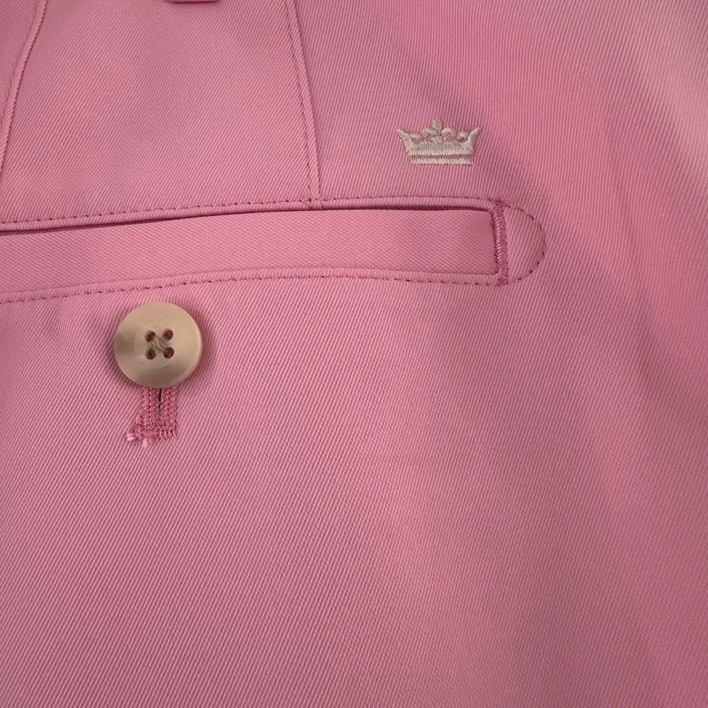 Peter Millar Light Pink Men's Flat Front Shorts